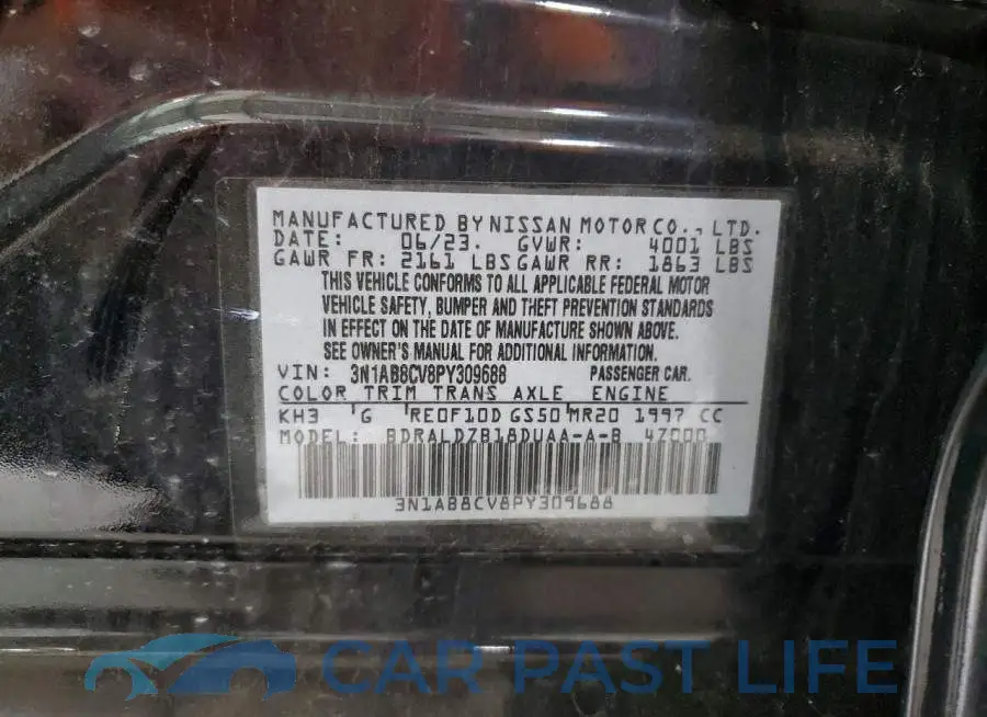3N1AB8CV8PY309688# 12