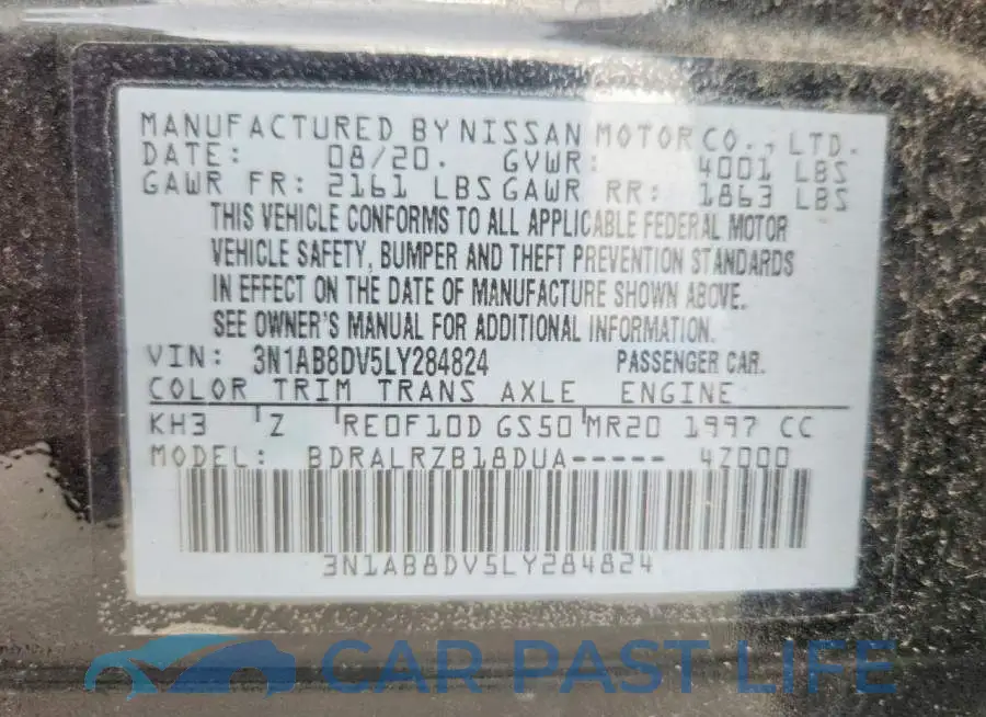 3N1AB8DV5LY284824# 13