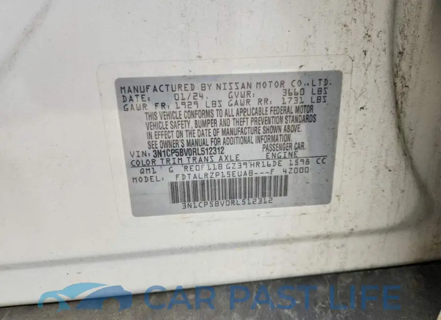 3N1CP5BV0RL512312# 12