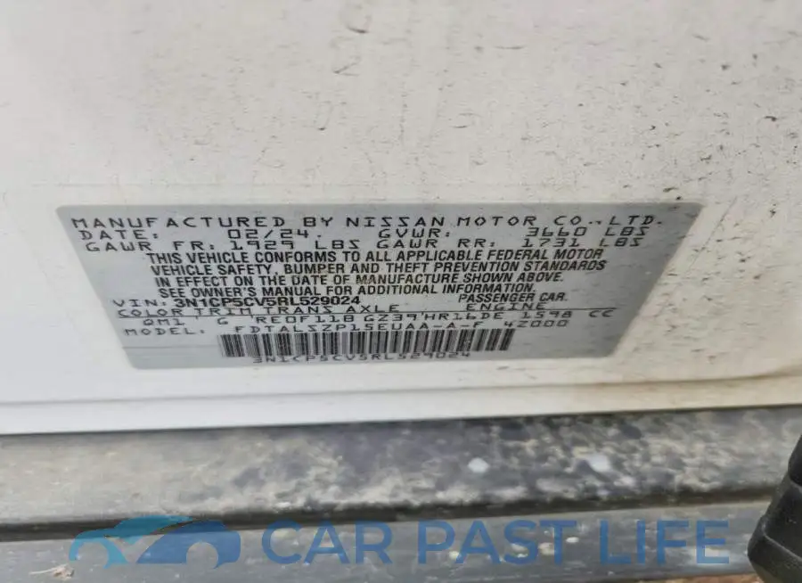3N1CP5CV5RL529024# 13