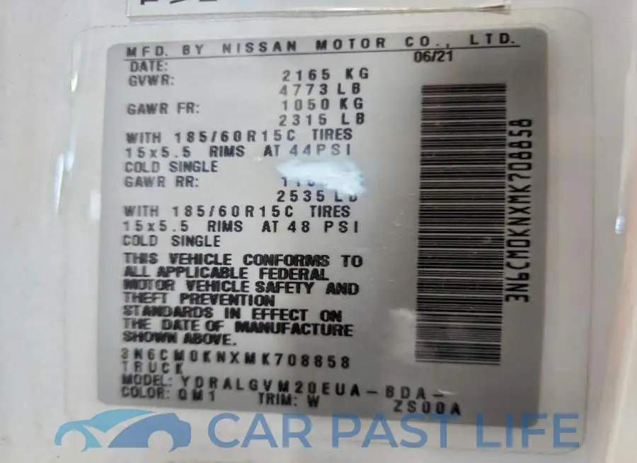 3N6CM0KNXMK708858# 14