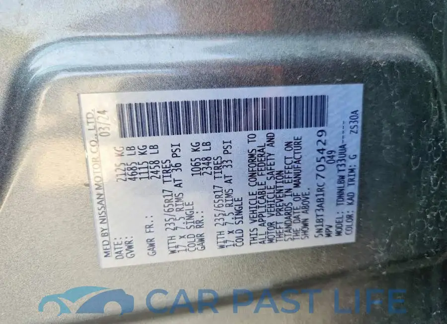 5N1BT3AB1RC705429# 13