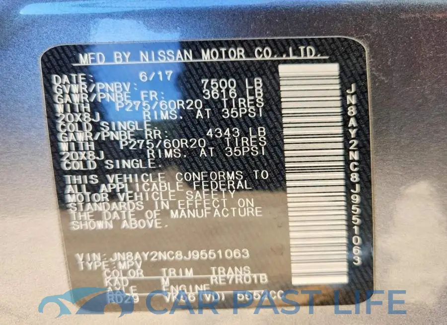 JN8AY2NC8J9551063# 13