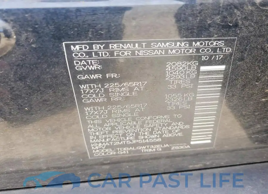 KNMAT2MT5JP514558# 13