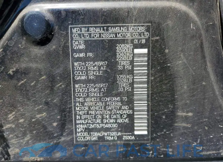 KNMAT2MT8JP548090# 14