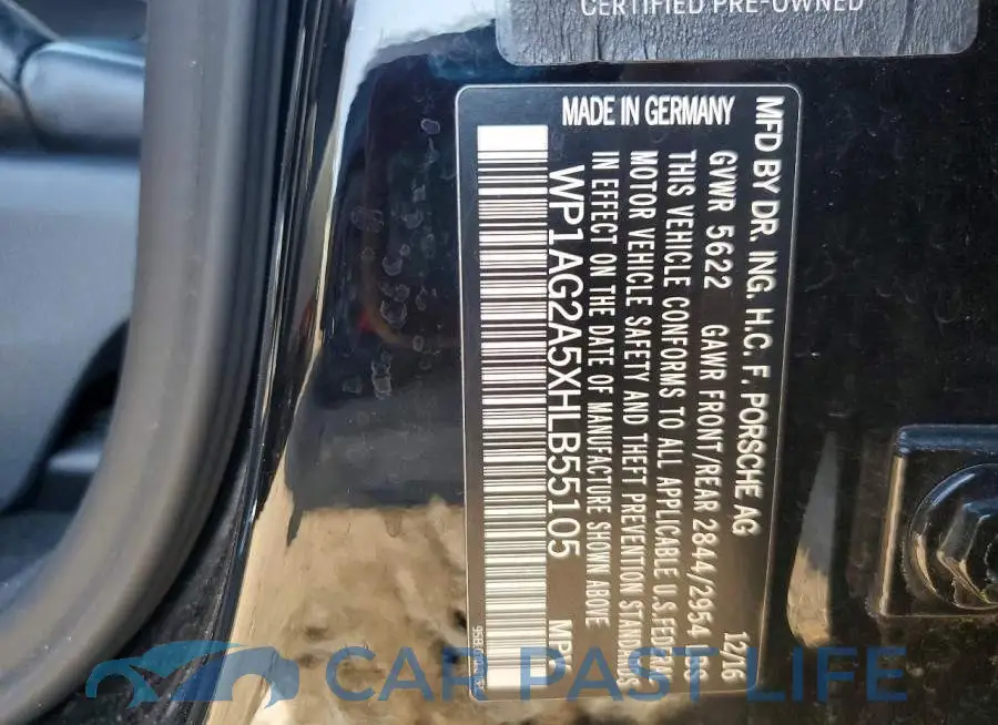 WP1AG2A5XHLB55105# 13