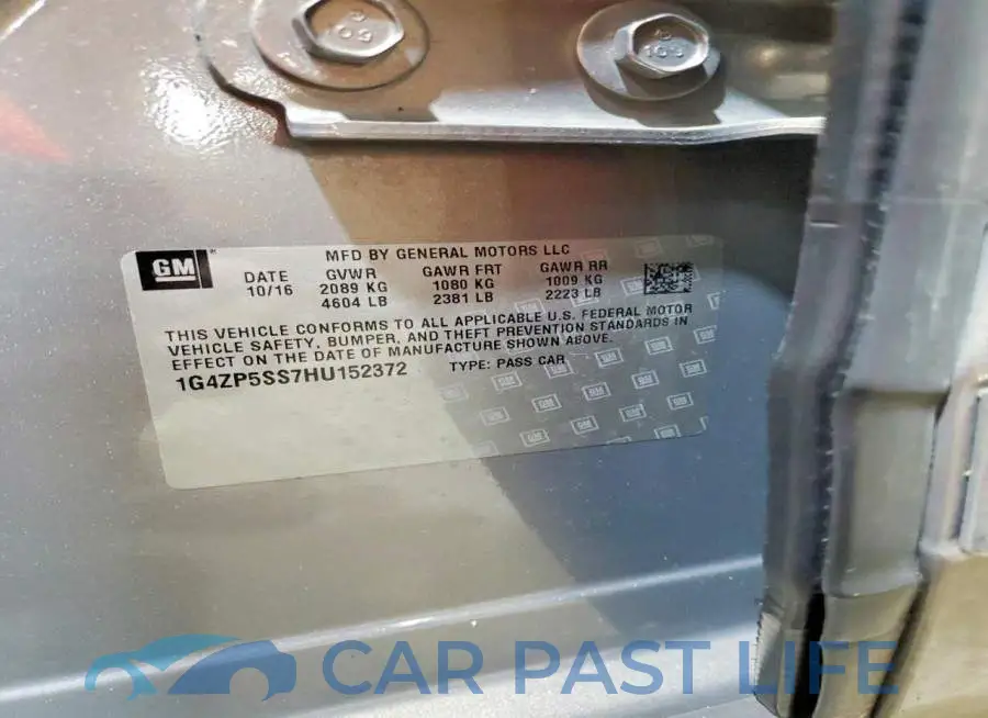 1G4ZP5SS7HU152372# 12