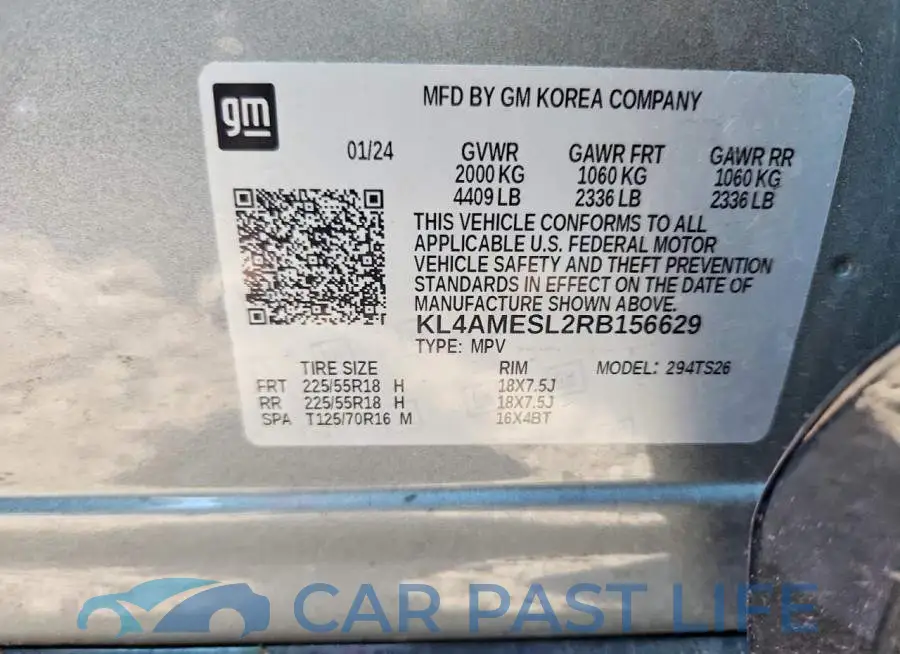 KL4AMESL2RB156629# 12