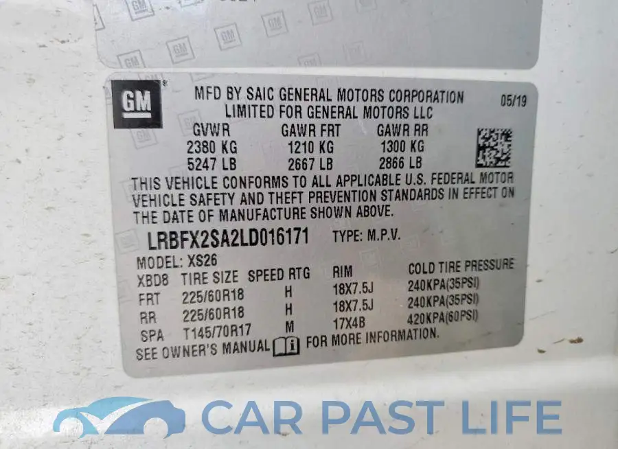 LRBFX2SA2LD016171# 13