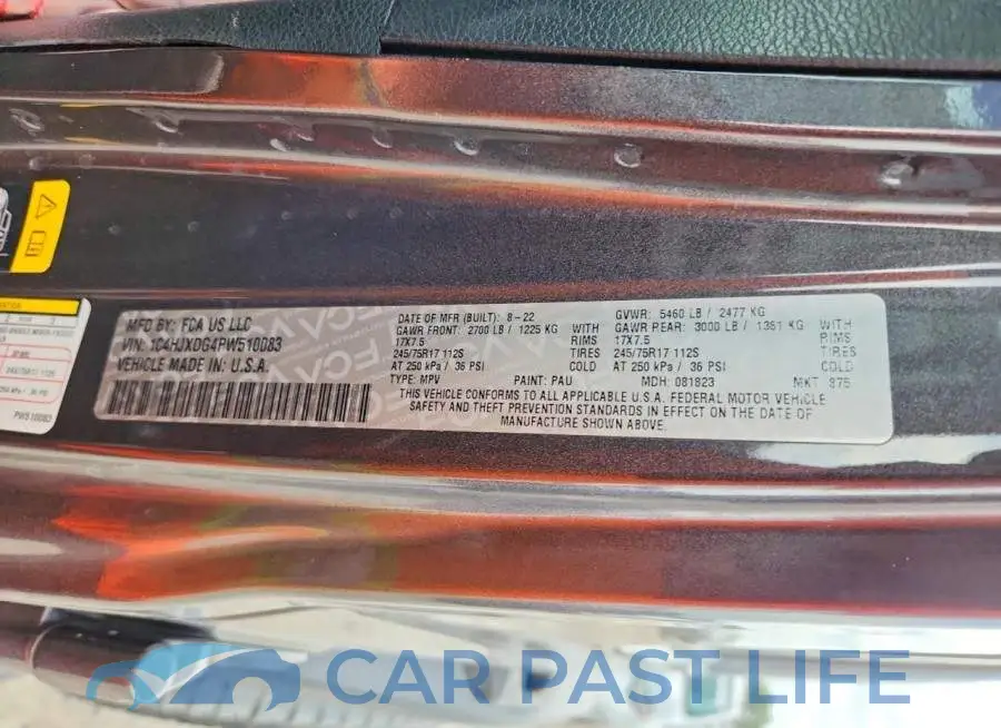 1C4HJXDG4PW510083# 13