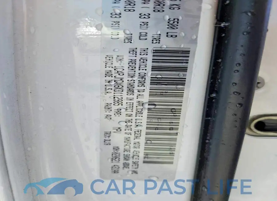 1C4PJMDX6KD112985# 12