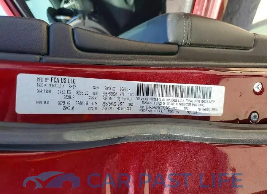 1C4RJEAG0HC770545# 13
