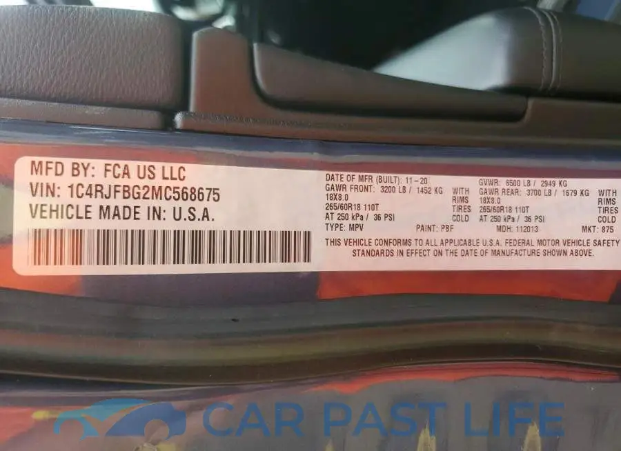 1C4RJFBG2MC568675# 14