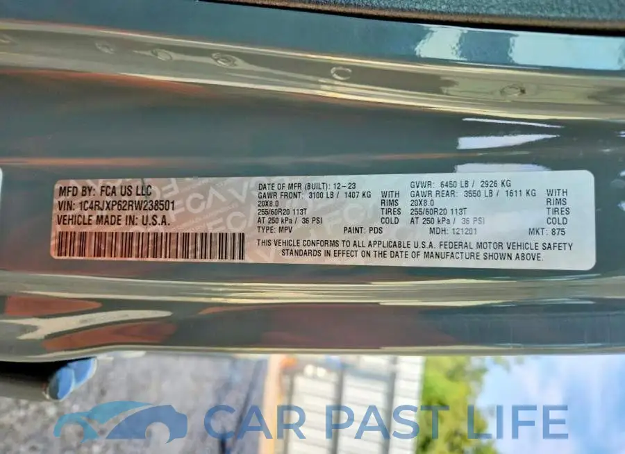 1C4RJXP62RW238501# 13