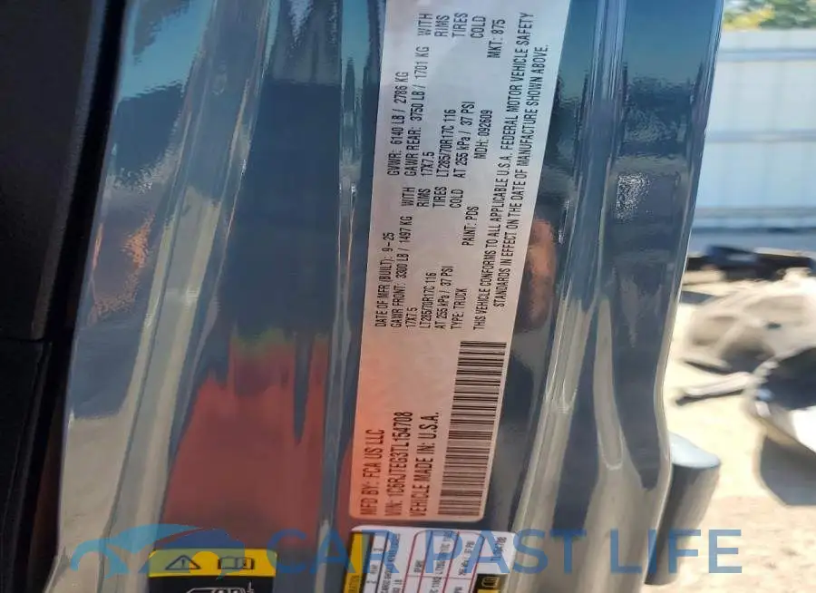 1C6RJTEG3TL154708# 12
