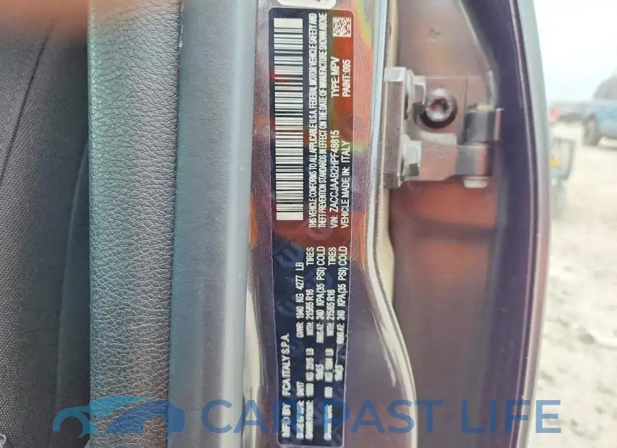 ZACCJAAB2HPF48815# 12