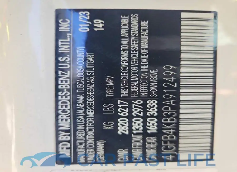 4JGFB4KB3PA912499# 13