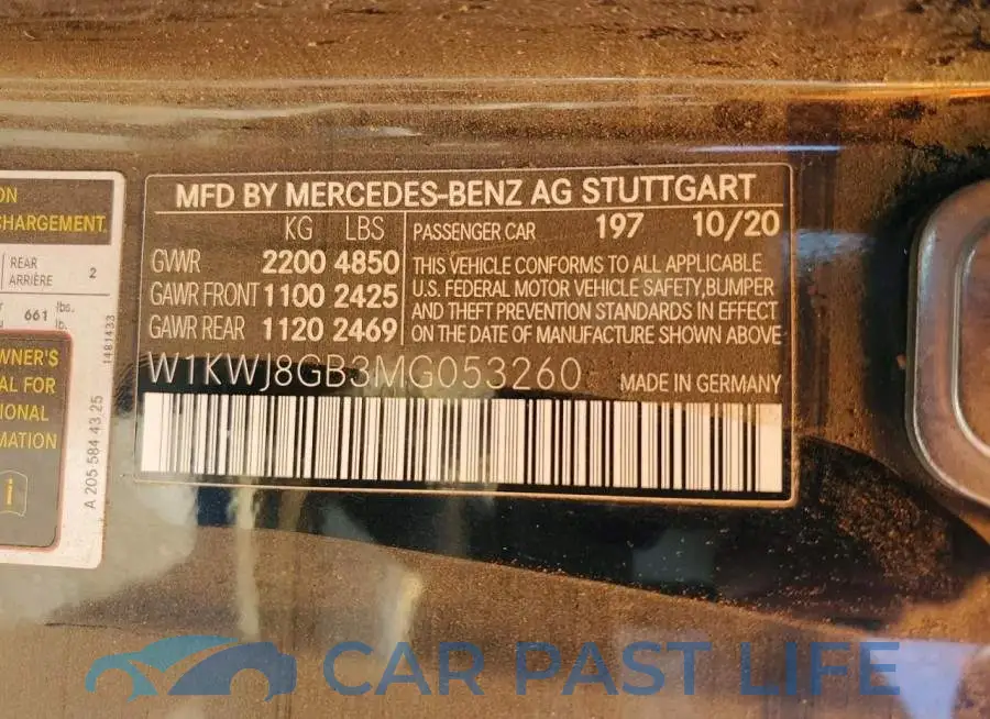 W1KWJ8GB3MG053260# 12
