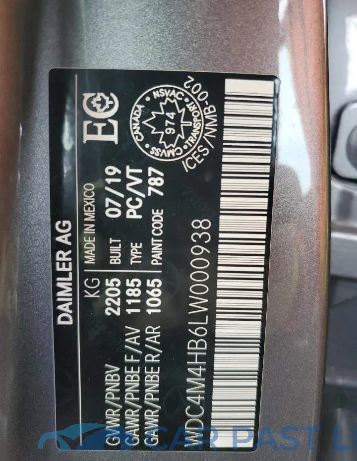 WDC4M4HB6LW000938# 13