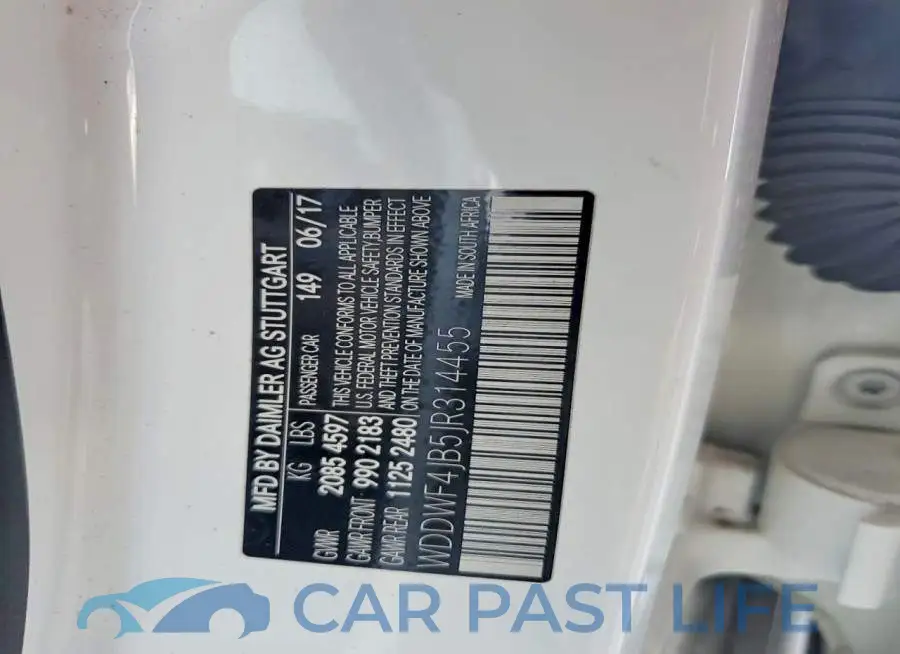 WDDWF4JB5JR314455# 12