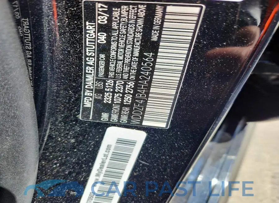 WDDZF4JB4HA240564# 13