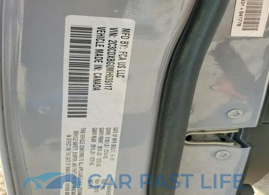 2C3CDXBG0MH639117# 12