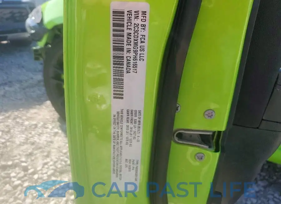 2C3CDXMG9PH616517# 13