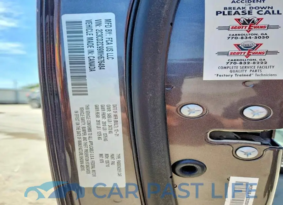 2C3CDZC99MH676484# 12