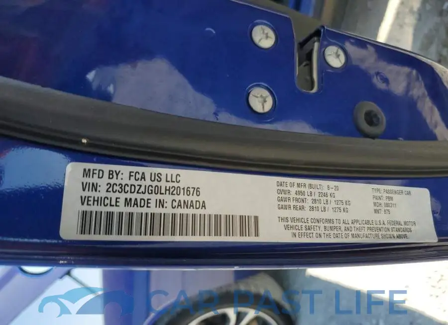 2C3CDZJG0LH201676# 12