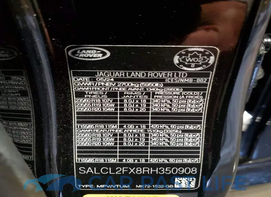 SALCL2FX8RH350908# 14