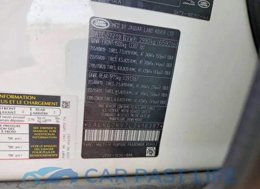SALRG2RV7L2416397# 14
