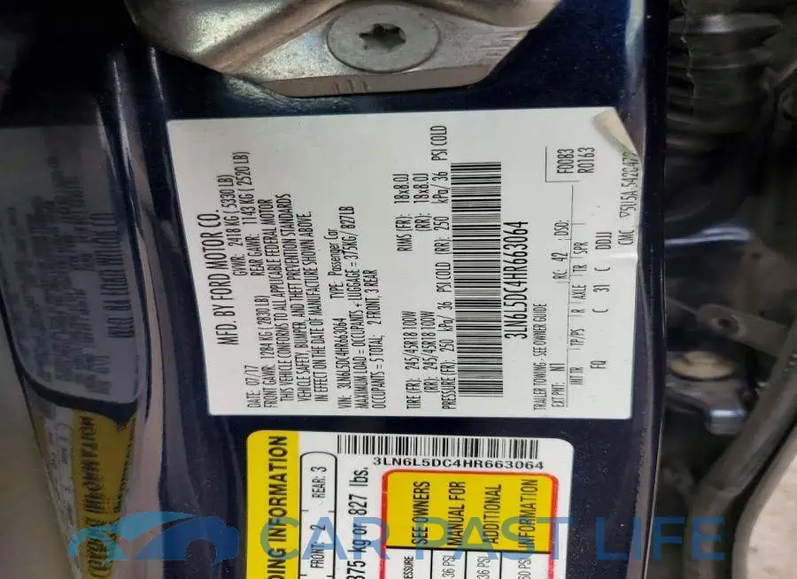 3LN6L5DC4HR663064# 12