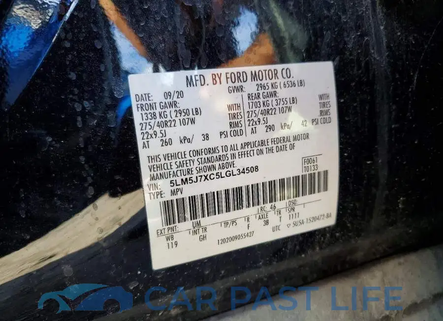 5LM5J7XC5LGL34508# 13