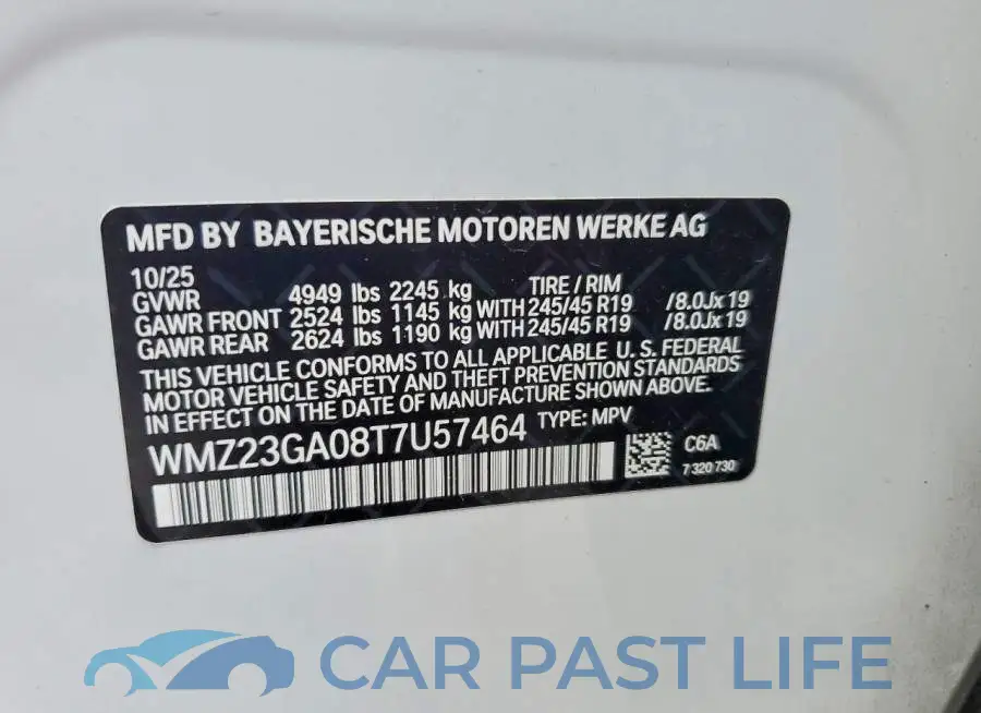WMZ23GA08T7U57464# 12