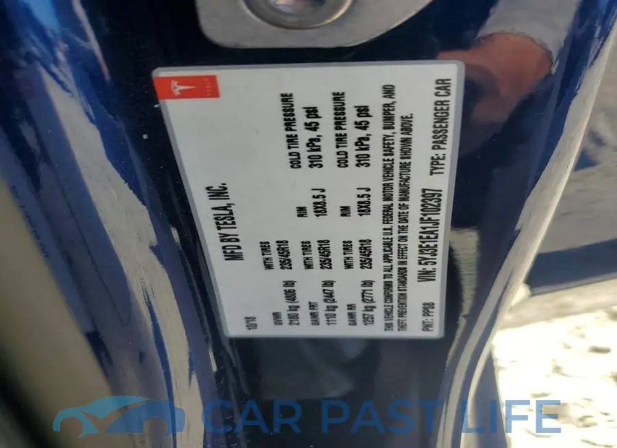 5YJ3E1EA1JF102397# 12