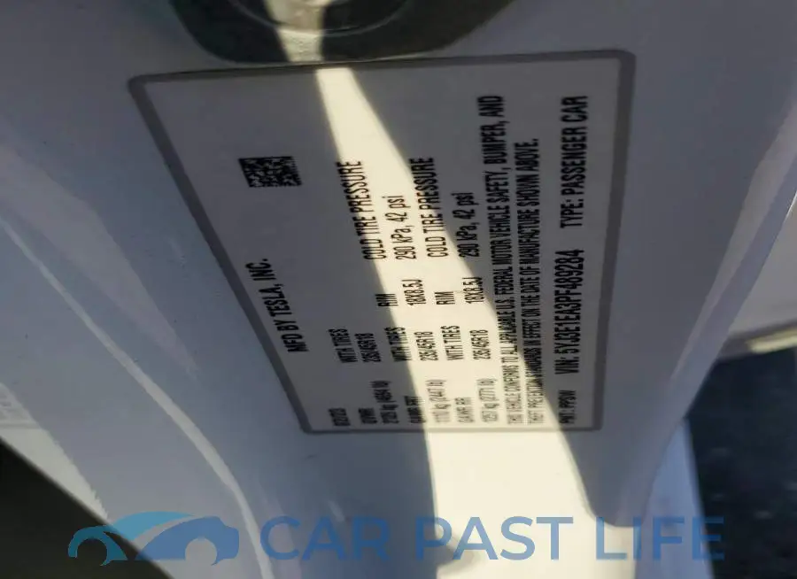 5YJ3E1EA3PF489284# 13