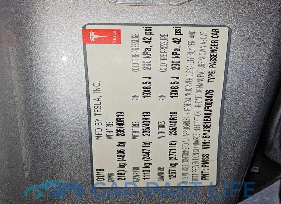 5YJ3E1EA6JF003476# 12
