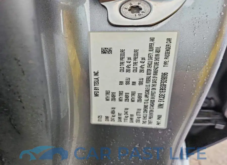 5YJ3E1EB5SF939096# 12
