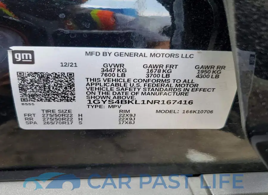 1GYS4BKL1NR167416# 13