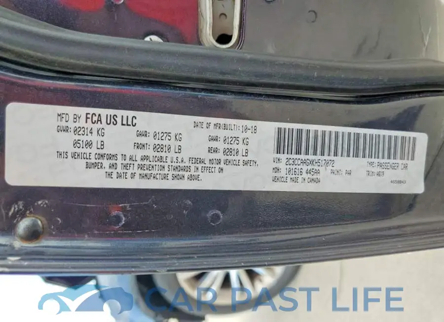 2C3CCAAGXKH517072# 12