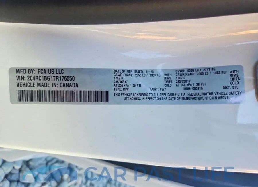 2C4RC1BG1TR176550# 13