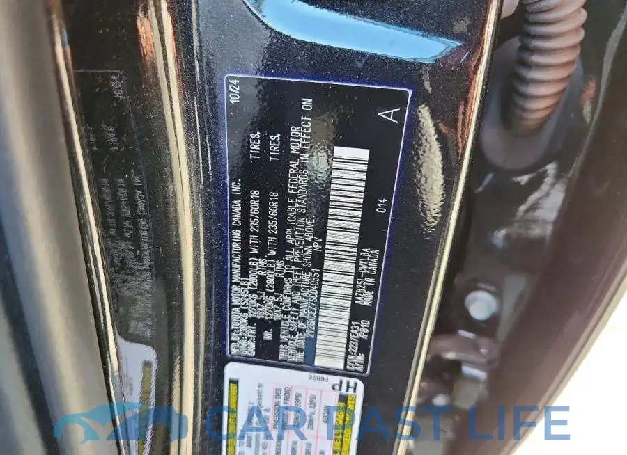 2T2GKCEZ7SC040551# 13