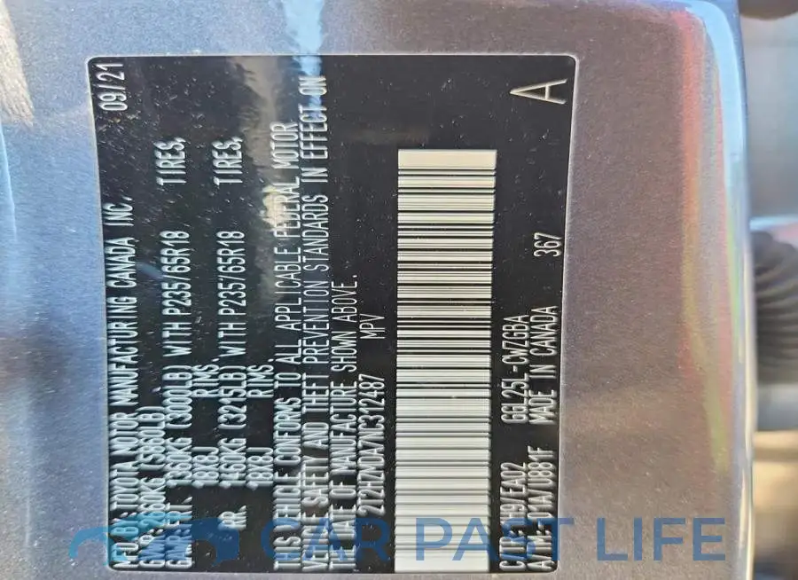 2T2HZMDA7NC312487# 13