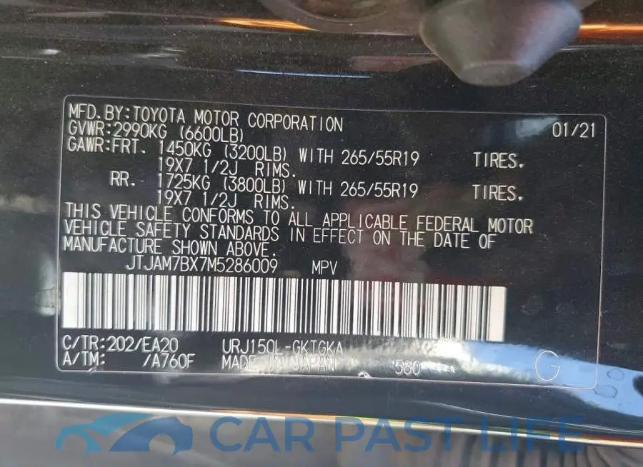 JTJAM7BX7M5286009# 13