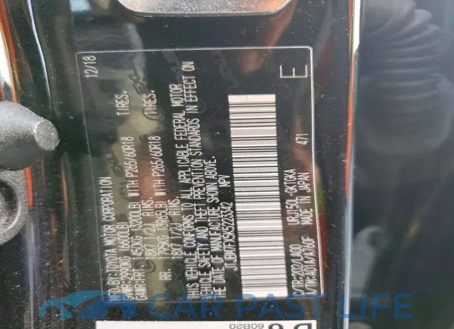 JTJBM7FX5K5223342# 13