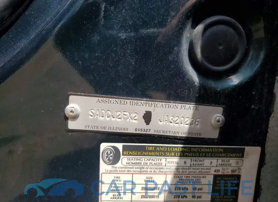 SADCJ2FX2JA320236# 13