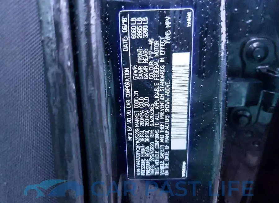 YV4A22PK2K1425229# 13