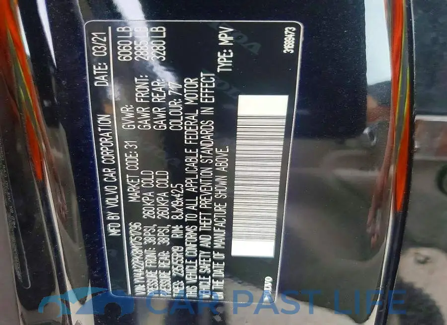 YV4A22PK8M1751796# 13