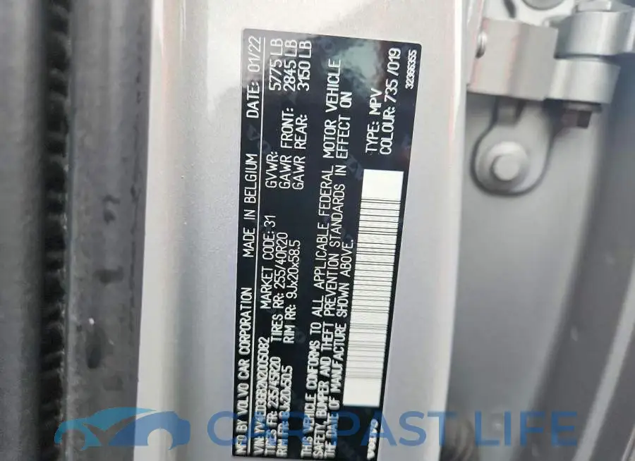 YV4ED3GB2N2005082# 13