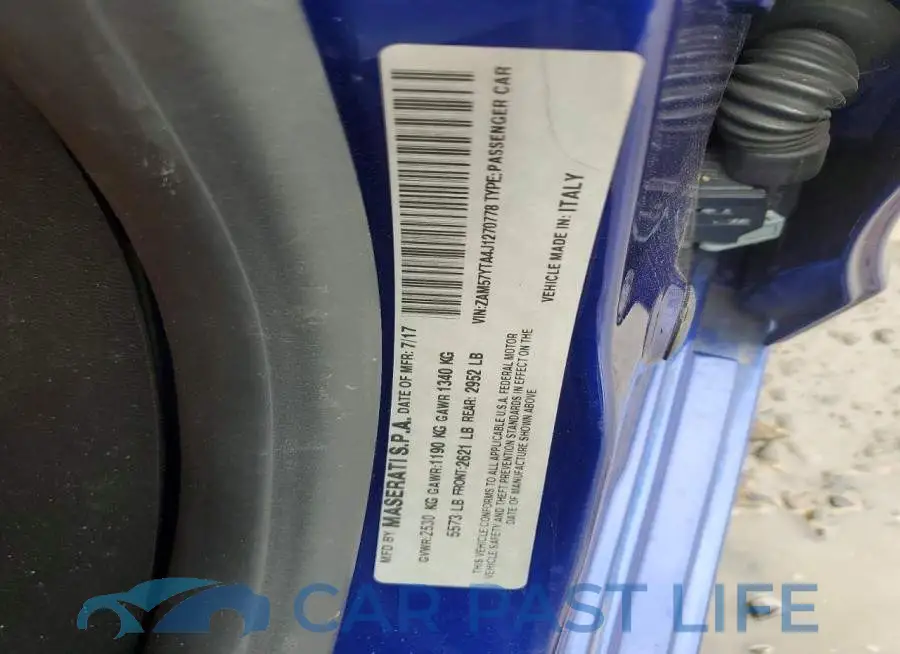 ZAM57YTA4J1270778# 12